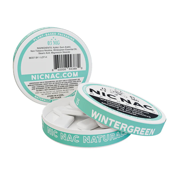 Nic Nac Naturals - Wintergreen 1 Pack