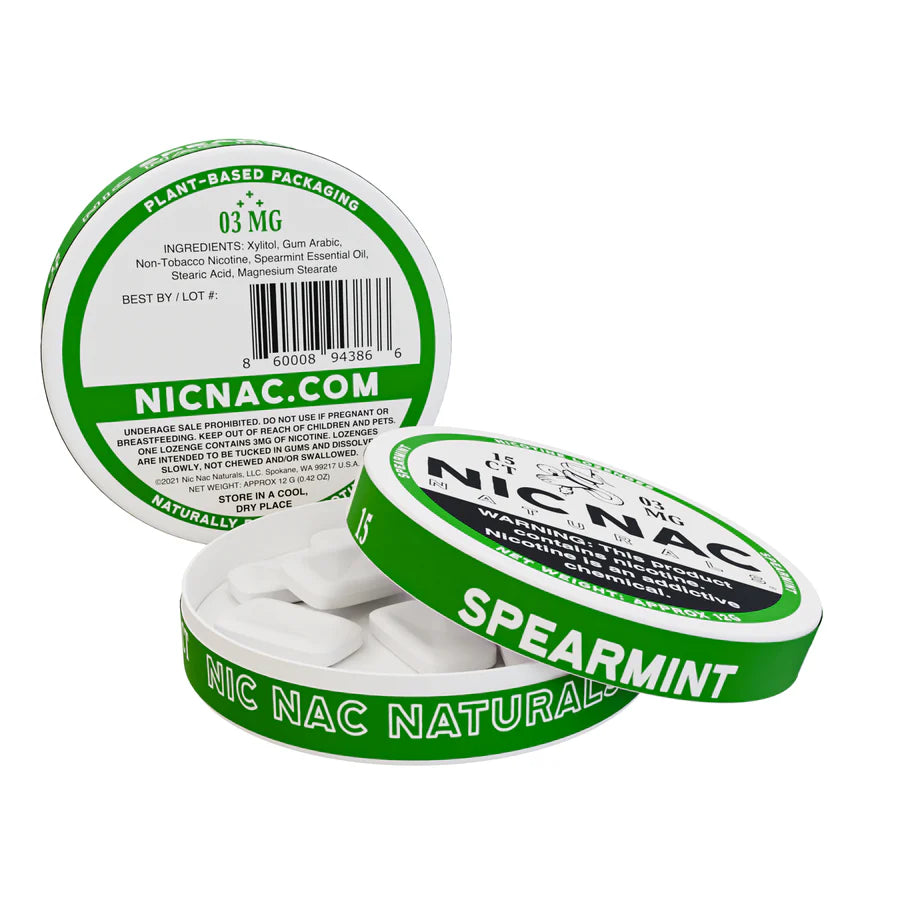 Nic Nac Naturals - Spearmint 1 Pack