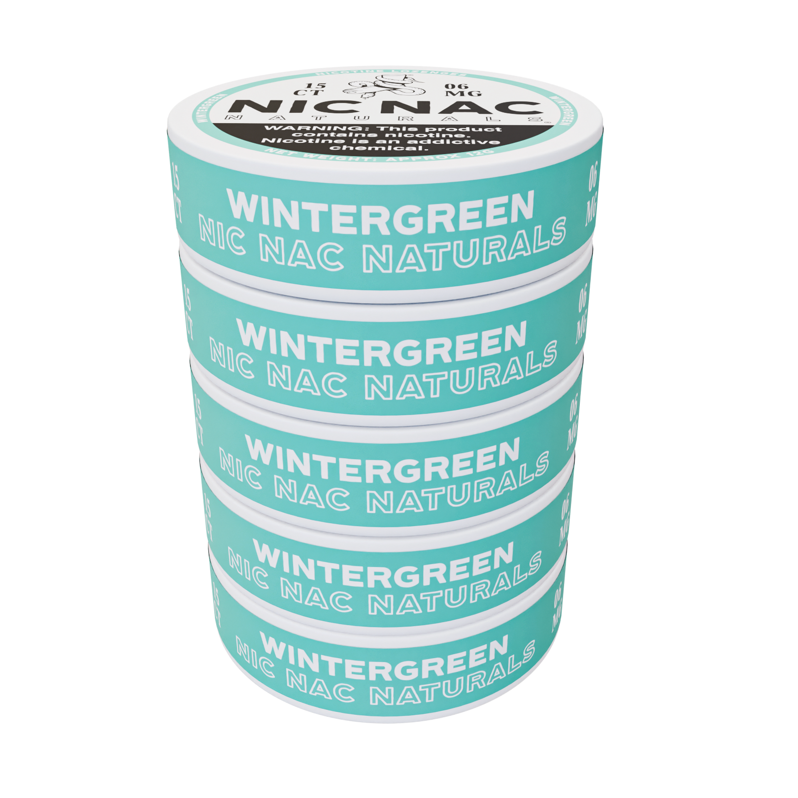 Nic Nac Naturals - Wintergreen 5 Pack