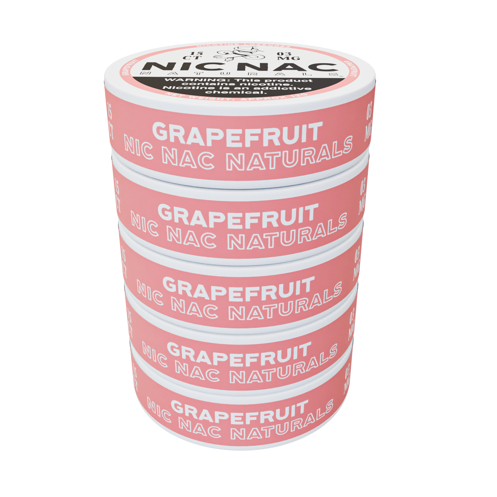 Nic Nac Naturals - Grapefruit 5 Pack