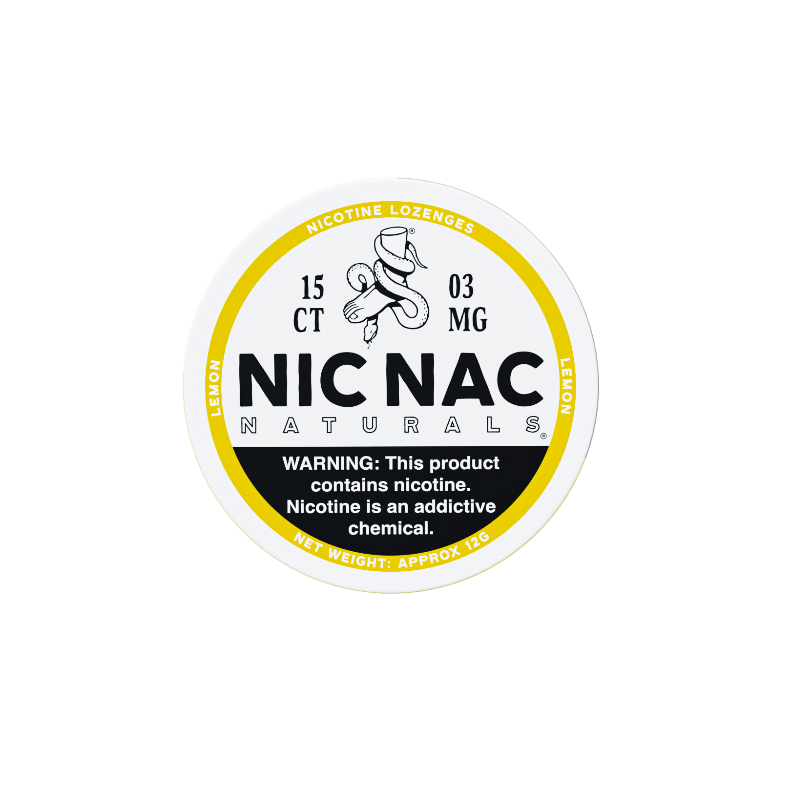 Nic Nac Naturals - Lemon 1 Pack